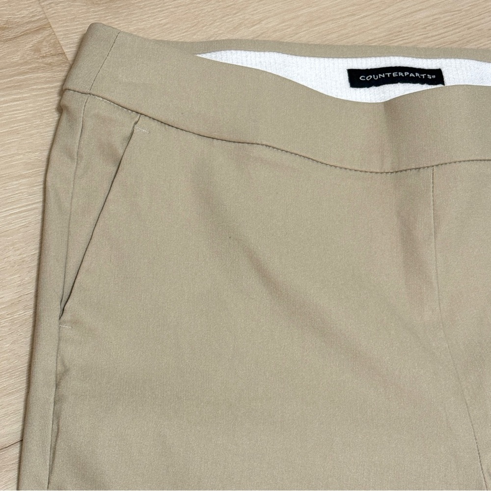 COUNTERPARTS LUXE Stretch Mid-rise Slim Straight Leg Women’s Pants Sz Small - Picture 6 of 11